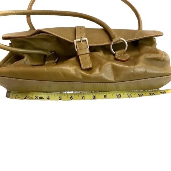 Helen Welsh Vintage Retro Green Leather Shoulder Baguette Purse Bag - Picture 4 of 16